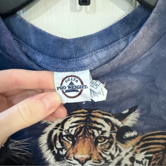 Vintage Delta Tag Lions and Tigers tie dye t-shirt Medium - Picture 3 of 6